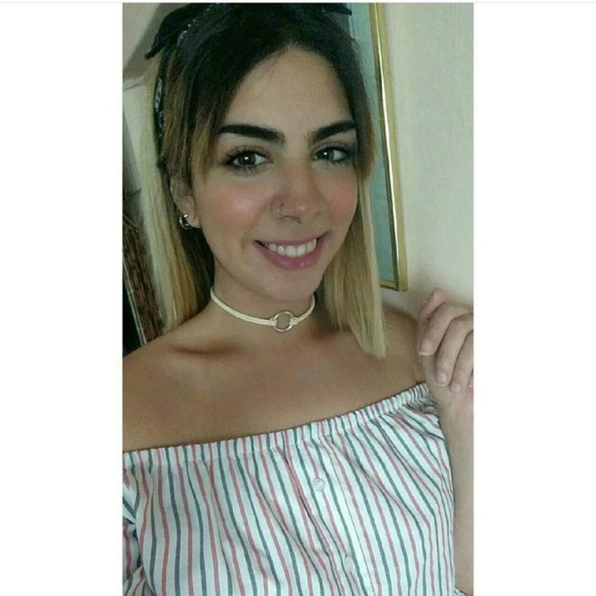 Evelyn Monio, la joven de 19 au00f1os que denunciu00f3 vu00eda Facebook que es acosada por un desconocido.