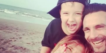 Nazarena Vélez, Santiago Caamaño y Thiago\u002E (Revista Paparazzi)