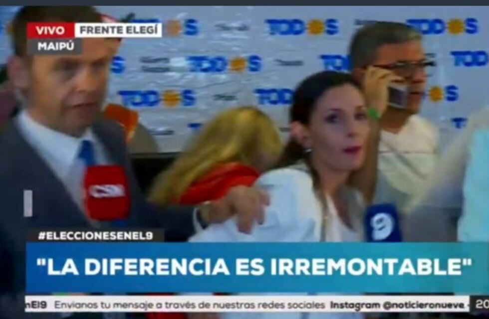 Un periodista de C5N empujó a una colega mendocina