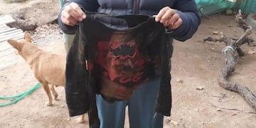 Así quedaron las prendas que tenía puestas la pequeña Brisa Matamoro\u002E