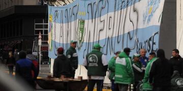 Paro de camioneros en Capital Federal\u002E