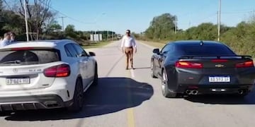 Las picadas se corrían en la localidad de San Agustín\u002E