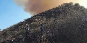 Alta Gracia: Incendios en el Segundo Paredón