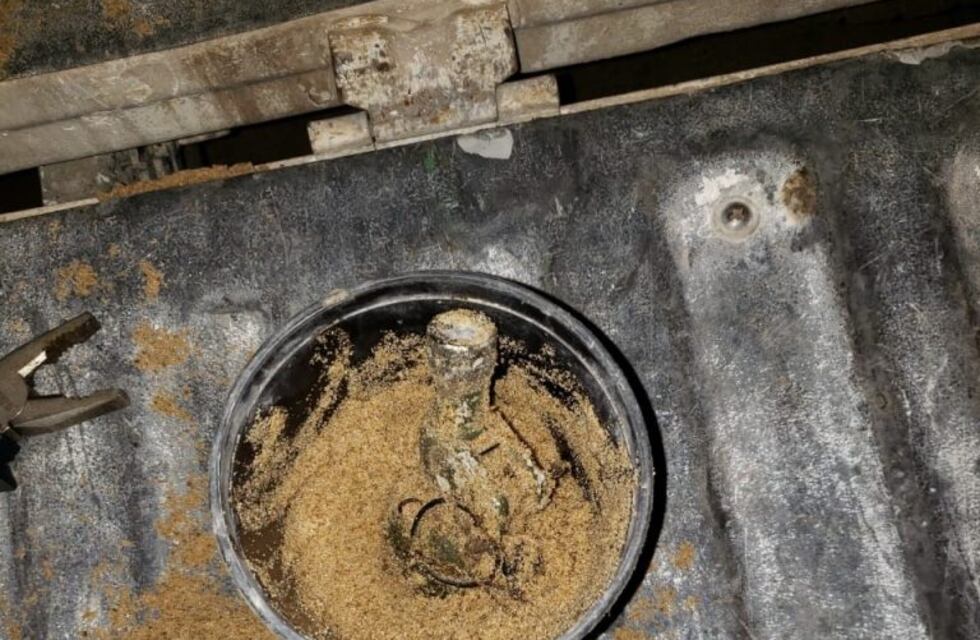 Una granada en plena obra de construcción