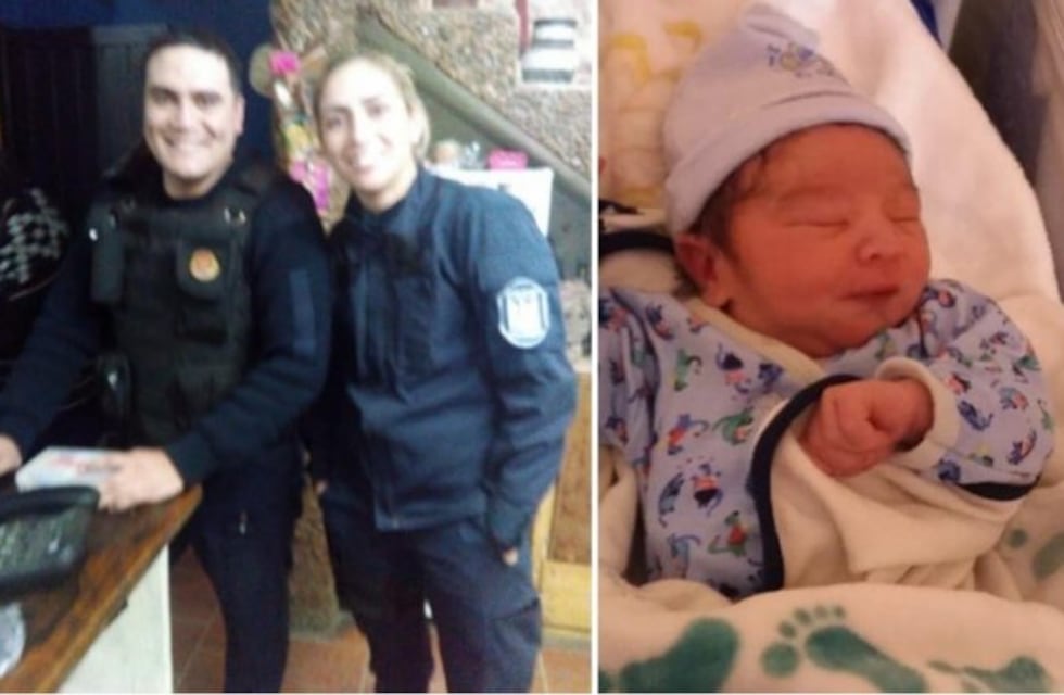 Policías acudieron a un llamado de emergencia y terminaron haciendo de parteros