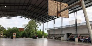 Continúan las obras en el polideportivo de Los Sosa\u002E (Gobierno de Tucumán)