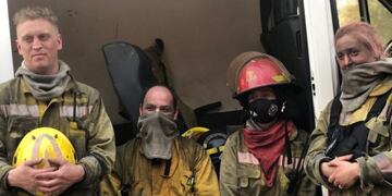 Incendios en Carlos Paz: “Me emociono, la gente lo es todo”