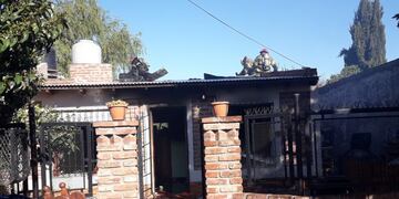 Incendio de vivienda en Punta Alta