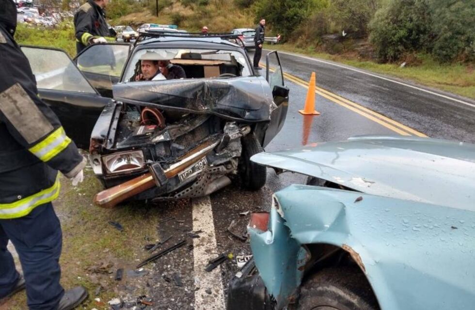 Carlos Paz: grave choque frontal en los Cortes de Furt