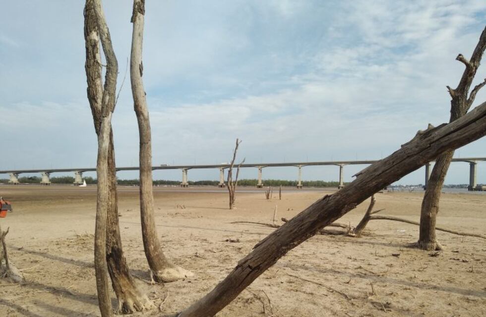 El río Paraná sigue bajando y ya está en 1,30 metros