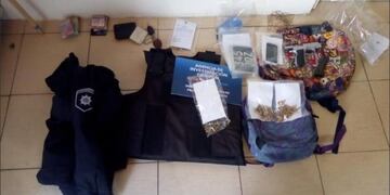 Detuvieron a otras cinco personas por el cortejo fúnebre tumbero y secuestraron ropa policial (Ministerio de Seguridad)