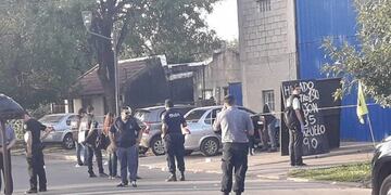 En la escena del crimen hallaron otro auto con una patente adulterada\u002E (Baigorria Informa)