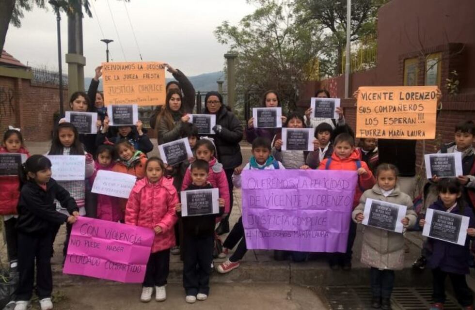 María Laura Domínguez no puede ver a sus hijos