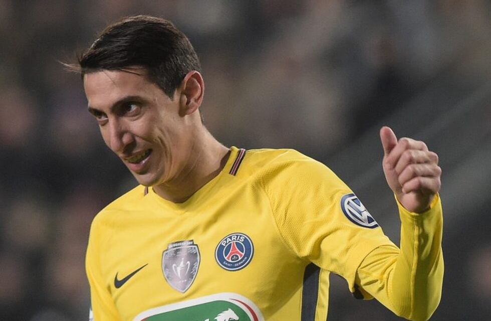 Doblete de Di María en el triunfo de París Saint Germain en la Copa de Francia