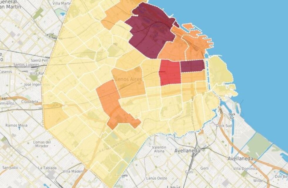 Estrenaron el Mapa del Delito: ¿cuáles son los barrios más peligrosos?