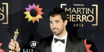 BUENOS AIRES 14/06/2015, ENTREGA DE LOS PREMIOS MARTIN FIERRO 2015\u002E\r\nFOTO:DYN/PABLO AHARONIAN buenos aires nacho viale entrega premios Martin Fierro 2015 aptra ganadores premios premiados productor de television