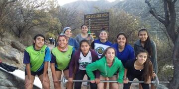 Son las chicas del Valle Fértil Básquet, un club sanjuanino\u002E