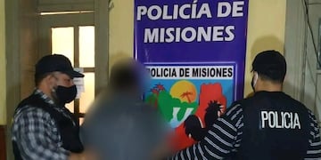 El detenido se escondía en un monte de Itacaruaré\u002E