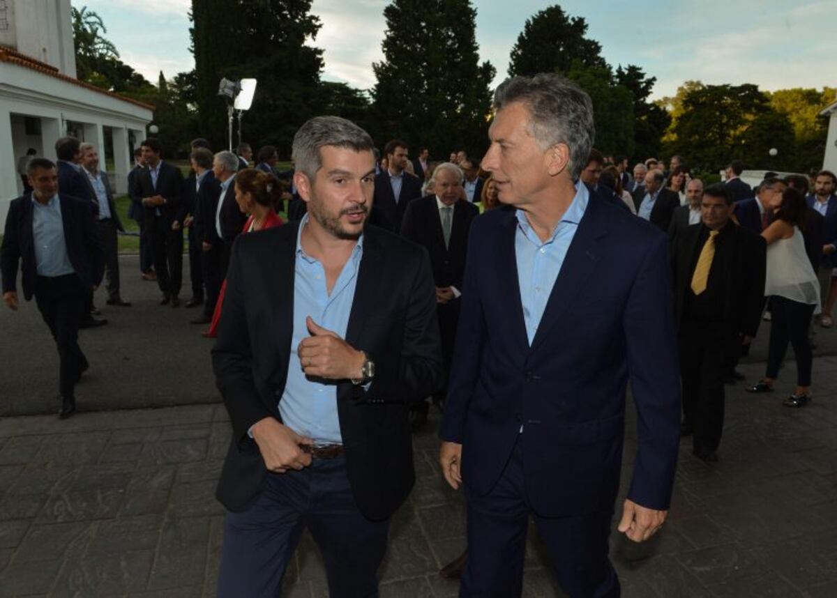 Mauricio Macri y Marcos Peña