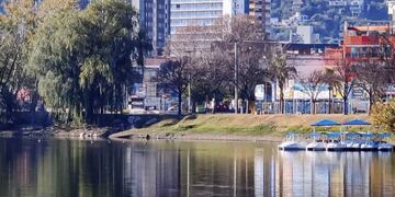 Centro de Villa Carlos Paz en invierno (2020)\u002E (Foto: gentileza Federico Cavagni)\u002E