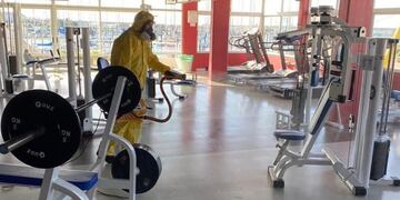 Cerraron para desinfectar el Club Náutico tras la confirmación de un socio con Covid-19 (Foto: Facebook Club Náutico)