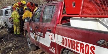 Bomberos Voluntarios con Covid-19 en los cuarteles de Tanti y La Cumbre\u002E (Foto: Facebook / Bomberos Voluntarios La Cumbre)\u002E
