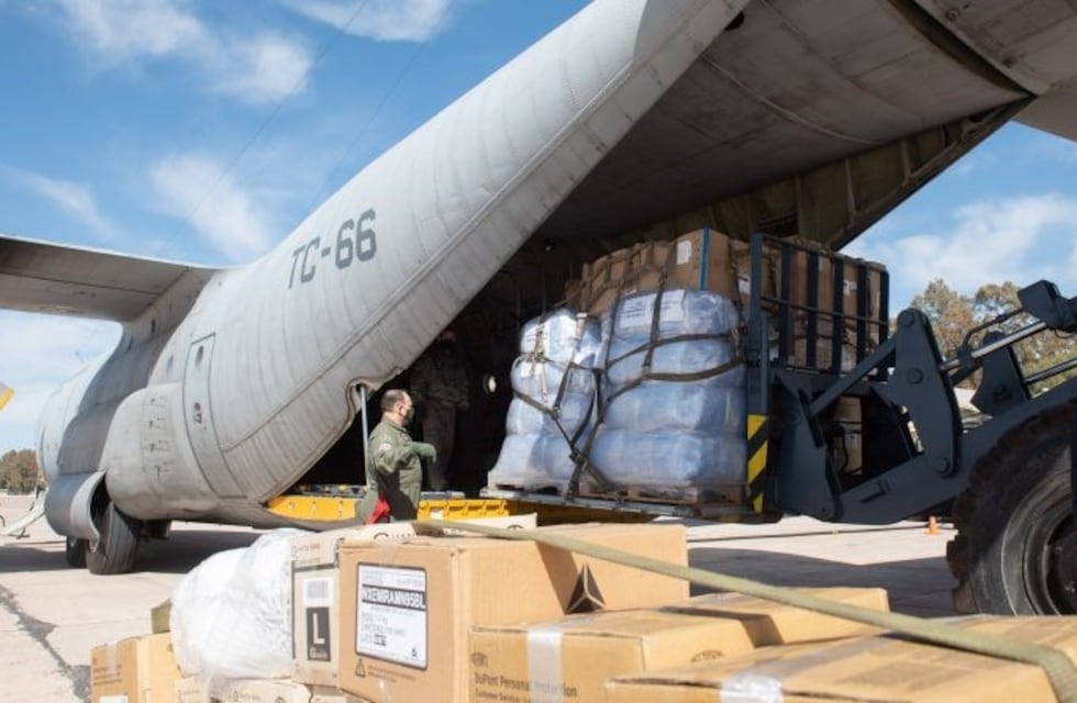 Llegaron los insumos sanitarios que mandó Nación