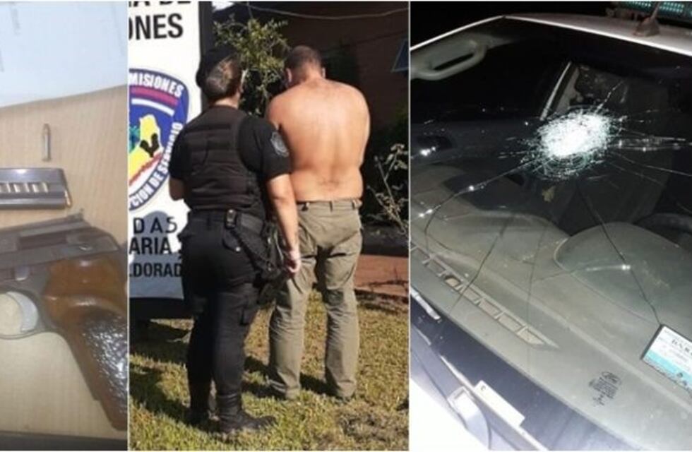 Hombre armado causó pánico entre vecinos y disparó contra la Policía