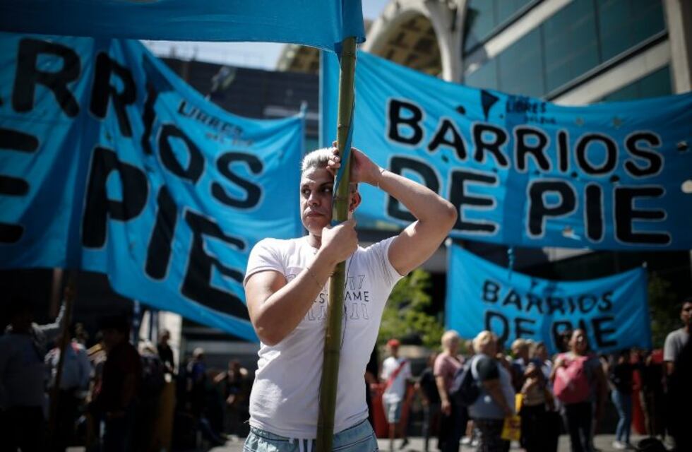 Judiciales reclaman en el centro porteño contra la reforma de las jubilaciones de privilegio