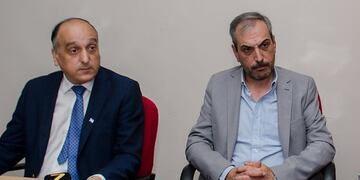 Carlos Grosso y Pablo Giachino, autoridades del Instituto de Seguros de Jujuy