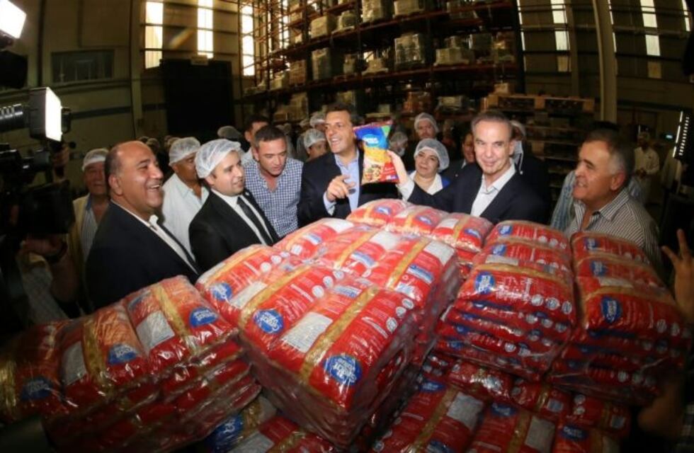 Manzur, Pichetto y Massa se mostraron juntos y fueron a recorrer el Complejo Agroindustrial San Salvador