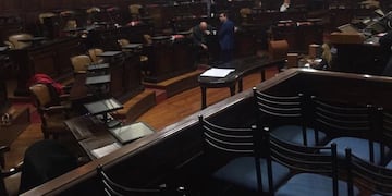 Faltazo en martes de sesión