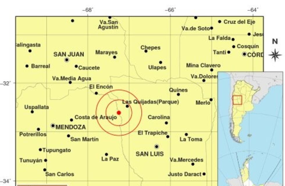 En San luis tembló dos veces durante la madrugada de este miércoles