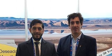 Intendente Municipal Mauro Casarini en la Feria Internacional de Minería