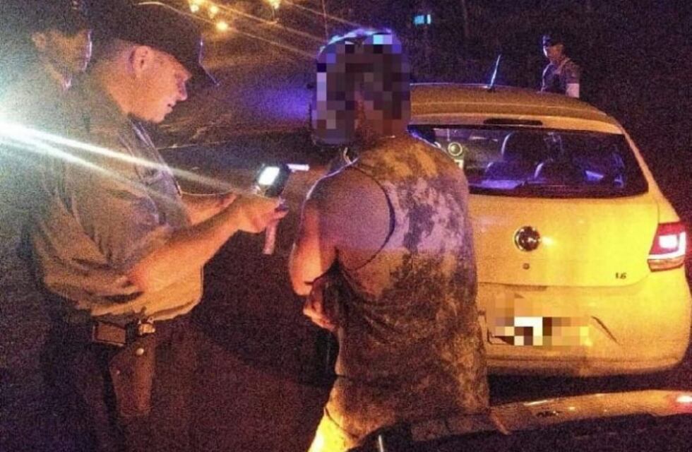 Inconsciencia al volante: lo detuvieron con casi dos grados de alcohol en sangre
