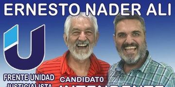 Impugnaron la postulación de Ernesto Nader Ali\u002E