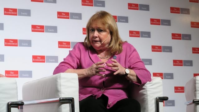 CONGRESO ECONOMICO ARGENTINO 2017rnrnBUENOS AIRES (ARGENTINA). 08/03/2017.- La canciller de Argentina, Susana Malcorra, habla durante el foro Argentina Summit 2017 hoy, miu00e9rcoles 8 de marzo de 2017, en Buenos Aires (Argentina). Unos 200 lu00edderes empresaria