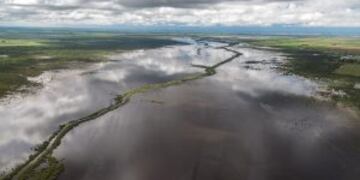 DYN21, SANTA FE, 05/01/2017,CONTINUAN LAS INUNDACIONES EN SANTA FE. FOTO:DYN/GOB PCIA DE SANTA FE/EL LITORAL.