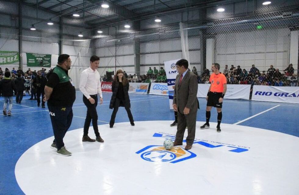 Arcando participó de la apertura de la Liga Nacional de Futsal AFA