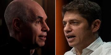 Horacio Rodriguez Larreta y Axel Kicillof\u002E