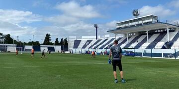 Talleres entrenó este martes y Medina paró el posible 11 para enfrentar a Defensa y Justicia\u002E (Prensa Talleres)