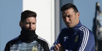 Scaloni, sobre Messi: \