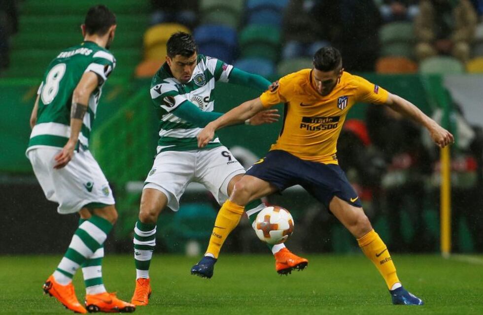 Atlético Madrid perdió 1-0 ante Sporting Lisboa pero avanzó a semifinales de la Europa League