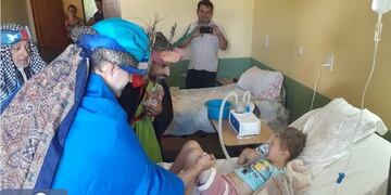 Los Reyes Magos de Apóstoles en el Hospital Allasia\u002E (Noticias de la REgión)