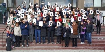 Docentes, no docentes y alumnos participaron de la actividades por los 100 años de la Reforma Universitaria\u002E