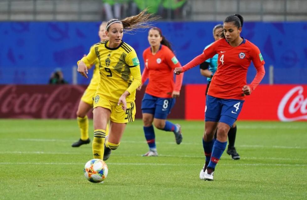 Chile cayó 2-0 ante Suecia en su debut mundialista en Francia 2019