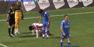 Las lesiones no le dan tregua a la defensa de Instituto: salió Yabale por un golpe