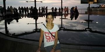 Gabriela víctima de terromoto (Gentileza Canal Coop)