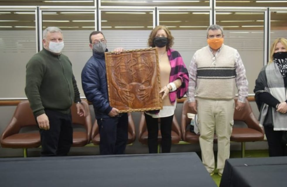 La obra de Nestor Lazaro se lucirá en el Hospital Municipal de Arroyito