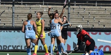 Julieta Jankunas anotó el gol ante Australia\u002E